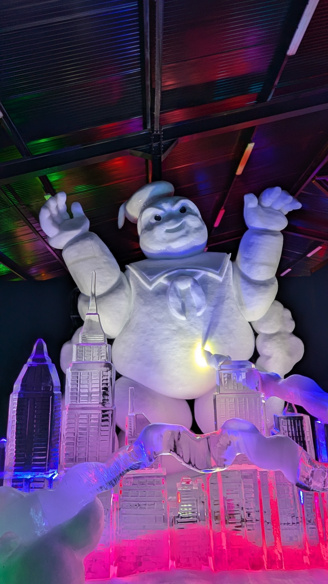 Ghostbusters-Eisskulptur