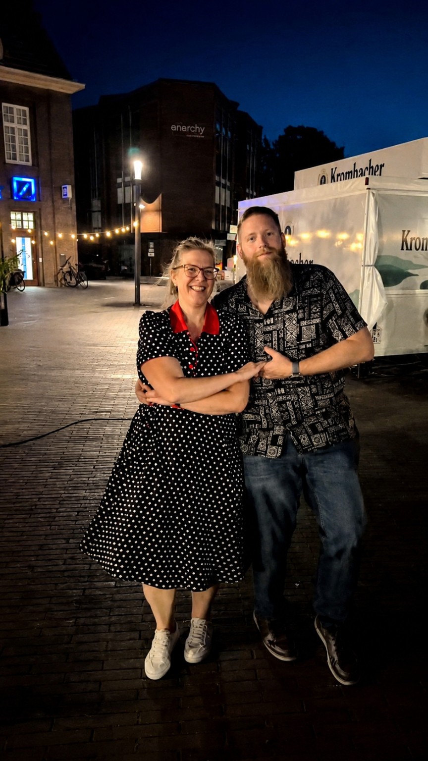 Thomas und Sanni bei einem gemeinsamen Tanzabend